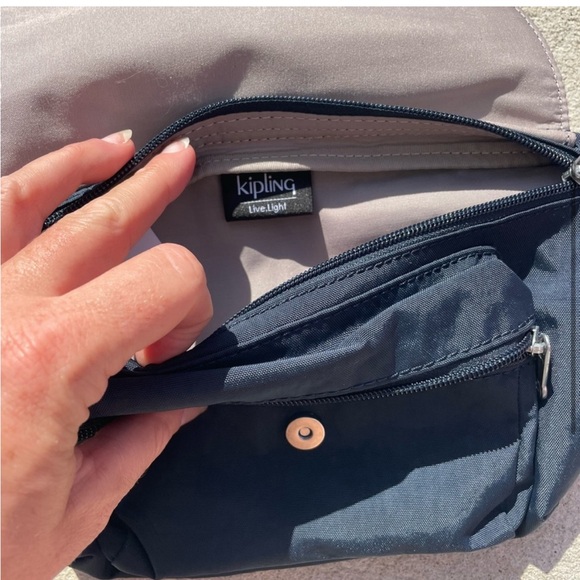 Kipling navy Blue fanny pack - Picture 2 of 7